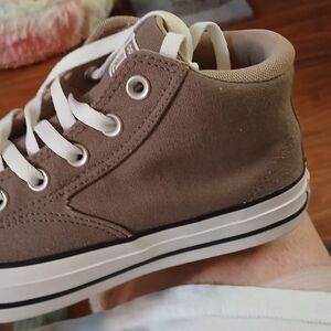 Kids High-Top Sneakers - Brown